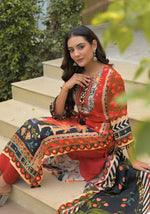 Pure crepe digital printed lining full suit set