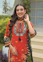 Pure crepe digital printed lining full suit set