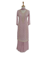 Heavy handwork georgette party wear suit set