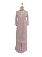 Heavy handwork georgette party wear suit set