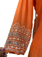 Pure chinon with heavy handwork full suit set