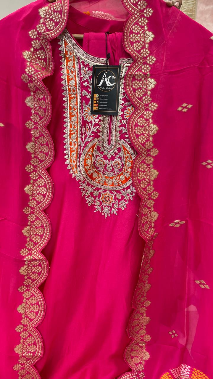 Designer pocket and heavy hand work suit set