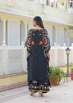 Pure crepe digital printed kurta pant