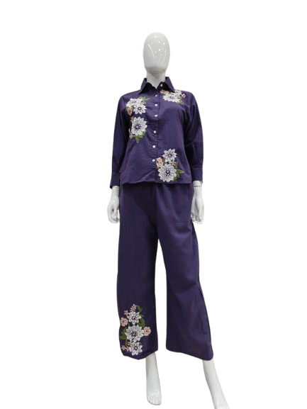Super wow embroidered co ord set