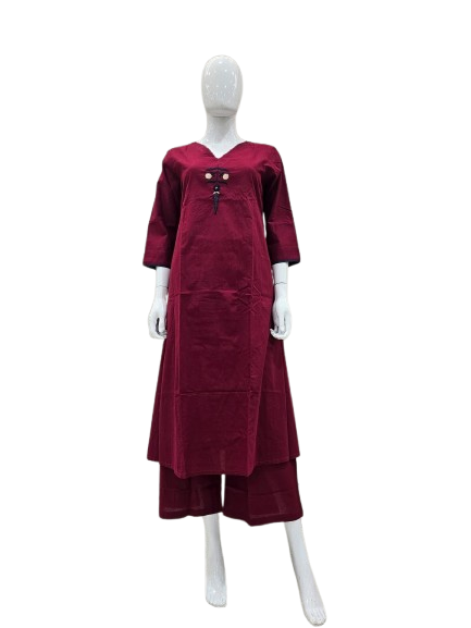 Super smart stylish cotton kurta pant