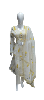 Premium Mul cotton Anarkali with lining