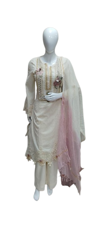 Super pretty premium textured with heavy lace detailing suit set&nbsp;