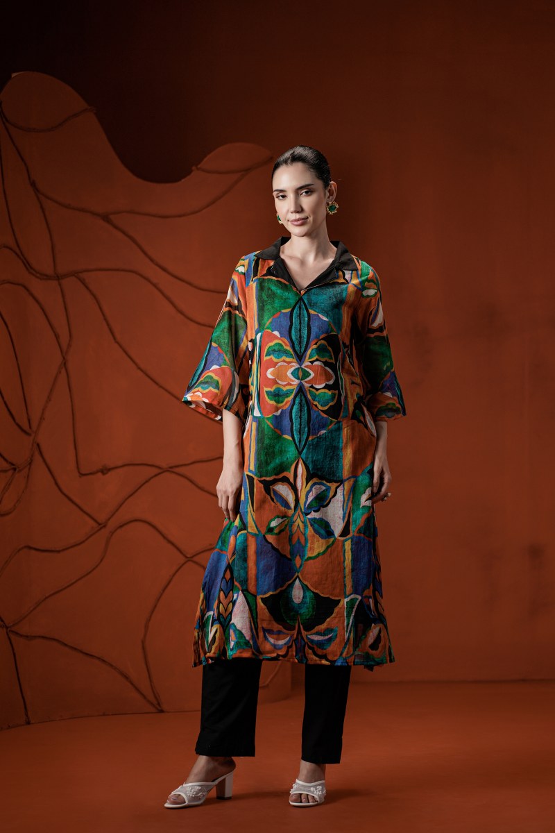 Super super pretty Mul Cotton kurta pant in multi