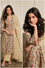 Pretty cotton designer Kalamkari suit set