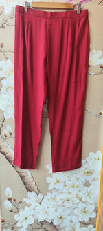 Pretty Mul chanderi two tone suit set in red n brown