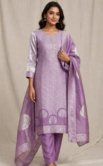Premium giraffe tissue full suit set (slim fit) in purple