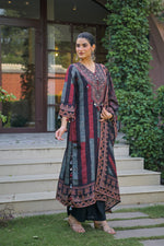 Super pretty dola silk designer ajrakh full suit set
