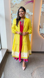Wow super pretty handloom cotton shrug dress