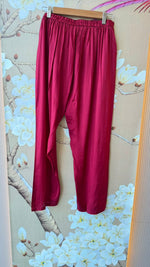 Pretty Russian silk suit paired with gaji silk lakri patta dupatta