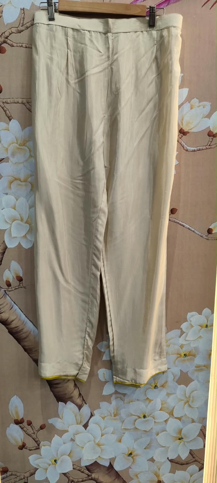 Pretty dola silk with designer back suit set with orgenza Lehariya dupatta yellow
