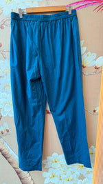 Pure cotton embroidered suit set in blue