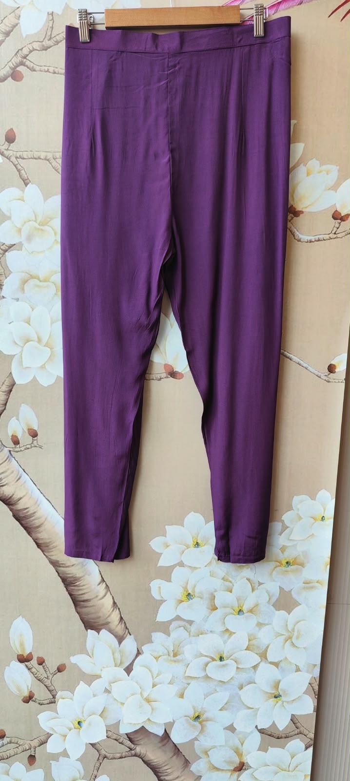 Premium hand zari detailing pure Mul chanderi suit set