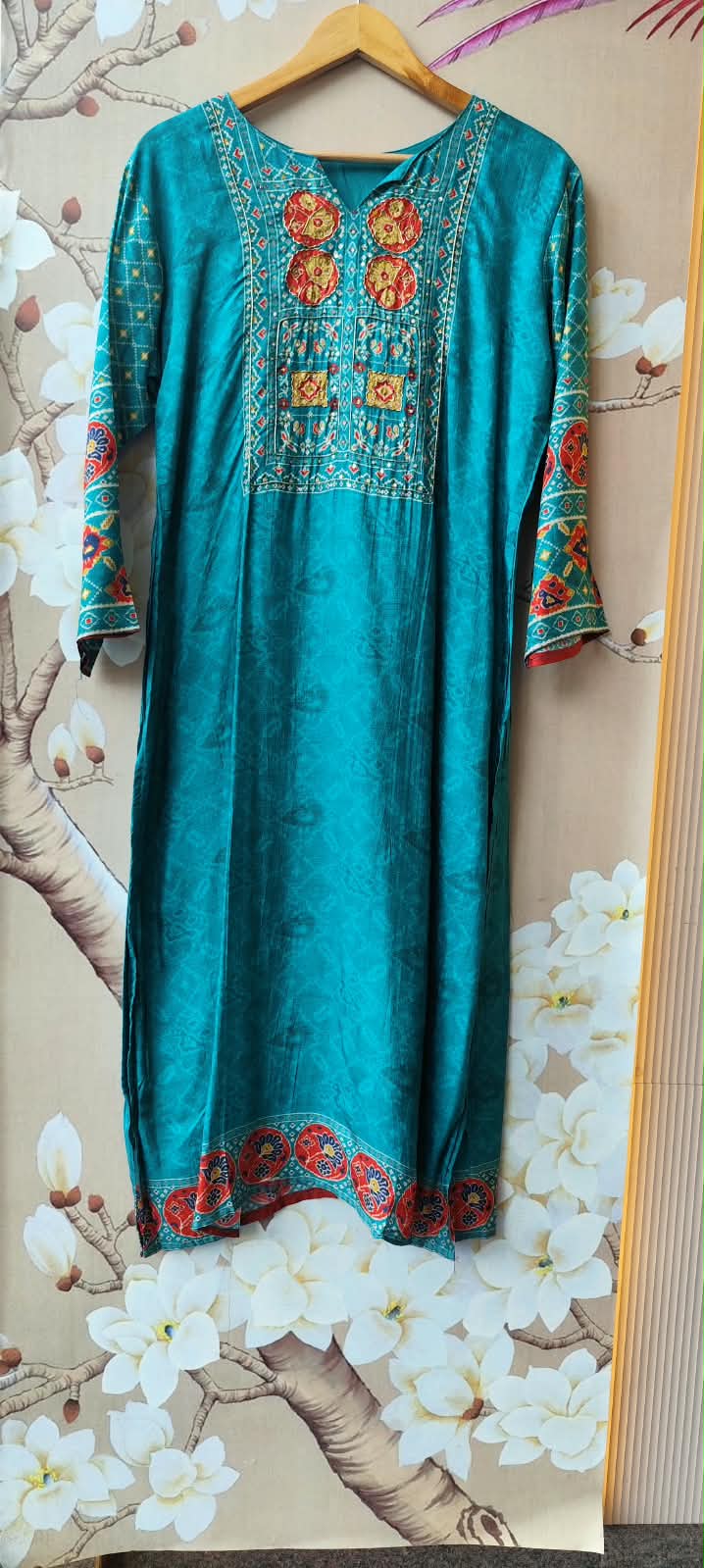 Patola Russian silk suit set
