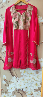 Premium chinon handwork plazzo set