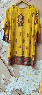 Pretty soft Mul silk digital printed lining full suit set