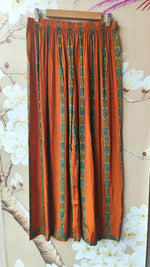 Premium crepe Kalamkari co ord in orange