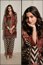 Pure crepe digital printed co ord