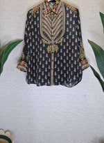 Smart smart pure crepe shirt