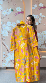 Pretty pretty Modale suit set in yellow