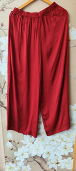 Real mirror ajrakh Phiran kurta pant in red