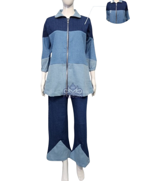 Super denim cotton co ord