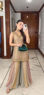 Premium tissue with necklace dupatta