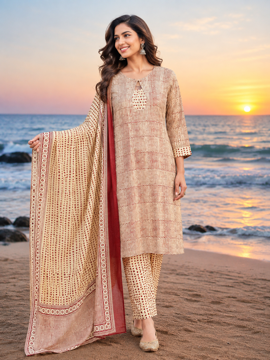 Pure cotton full suit set