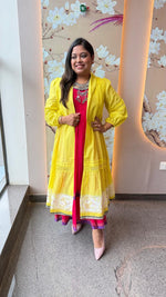 Wow super pretty handloom cotton shrug dress