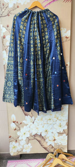 Gaji silk real mirror Kalamkari skirt