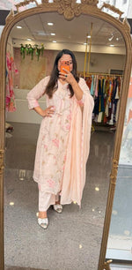 Restocked the super best selling Mul cotton suit set in wow baby pink colour (plus size available)