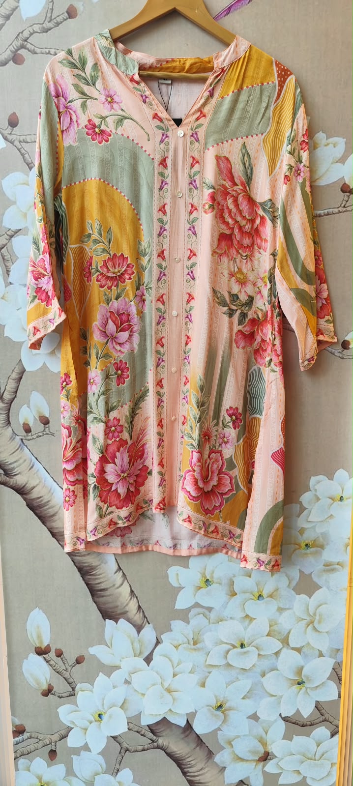 Pure crepe digital printed Co ord set