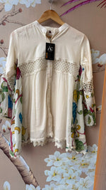 Pretty Mul Mul Kalamkari designer co ord set