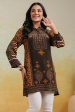 Premium pure crepe hip covering top