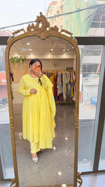 Pure Mul cotton lining Alia cut suit set