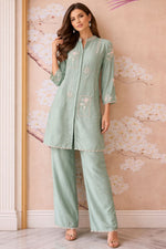 Premium chinon handwork co ord set