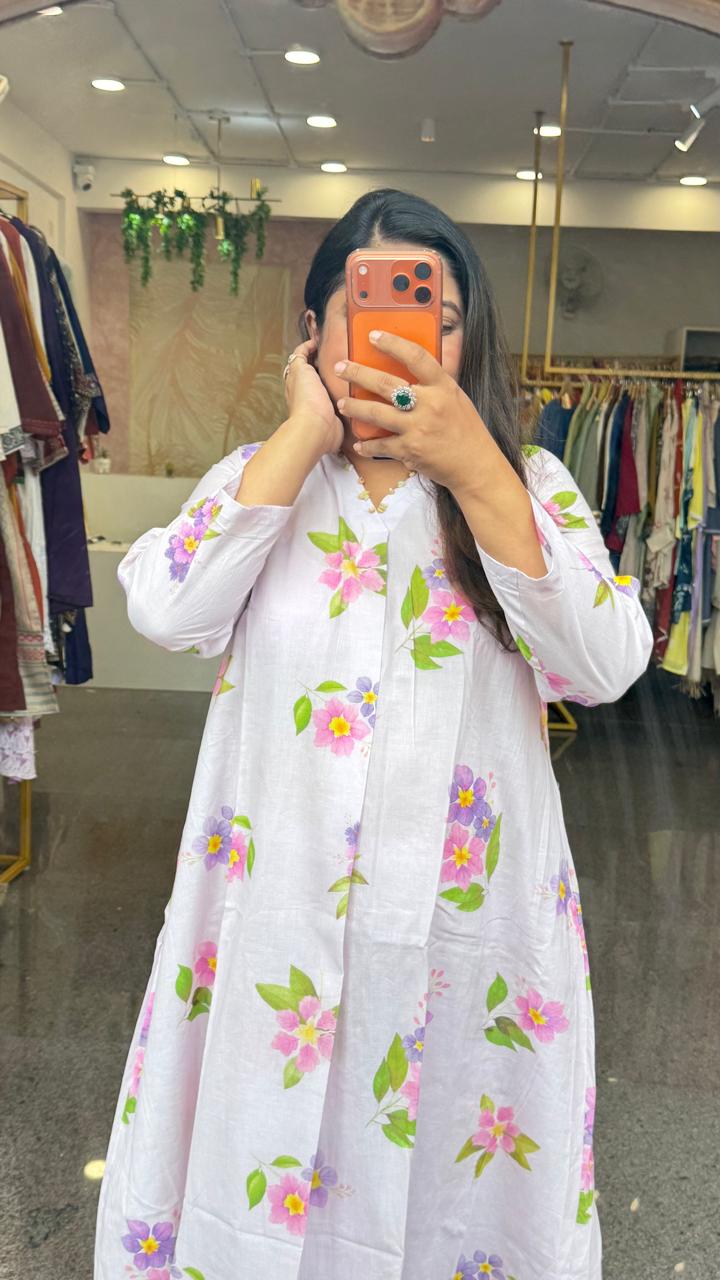 Super pretty cotton digital co ord set