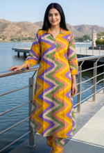 Super smart cotton co ord in multi