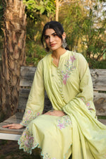 Super smart cotton fully embroidered suit set