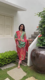Pretty shimmer tissue lining suit set