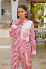 Super se bhi smart digital printed co ord set in red