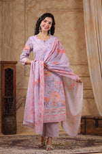 Premium cotton lining digital printed suit set