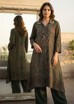 Premium ajrakh crepe co ord set